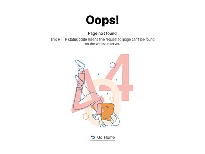 404 Error Page 404errorpage dailyuichallenge day8 errorpage illustration ui uiuxdesign webdesign