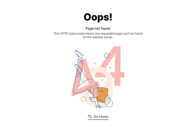 404 Error Page 404errorpage dailyuichallenge day8 errorpage illustration ui uiuxdesign webdesign