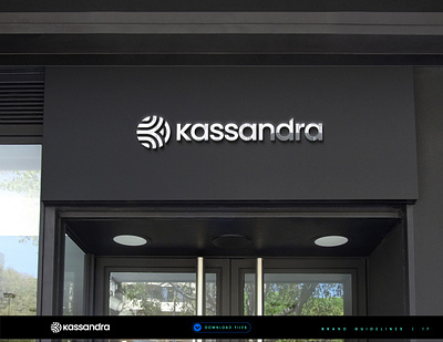 Kassandra | Branding Guidelines billboard book branding brochure design graphic design illustration logo vector