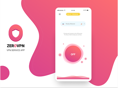 ZeroVPN. Mobile VPN app UI design app application branding clean design graphic design illustration ios logo mobile ui user interface ux vpn