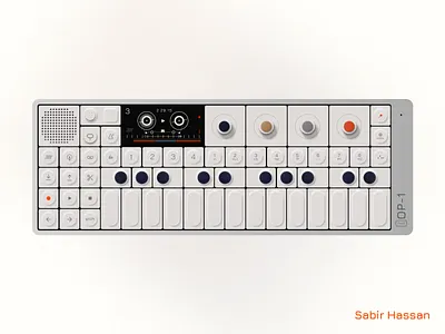 OP–1 by Teenage Engineering 3d design keyboard music instrument performance system product design synth teenage engineering