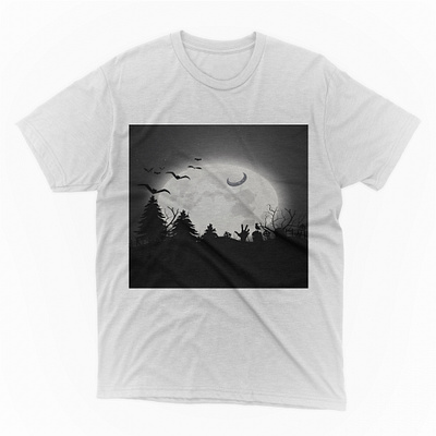 Moon view T-Shirt design graphic design tshirt design typography vector