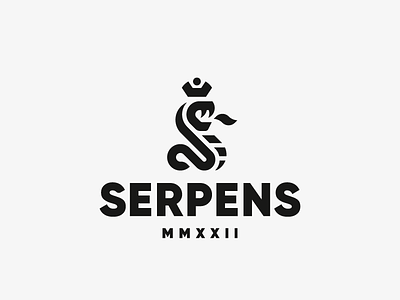 Serpens concept design logo serpen snake