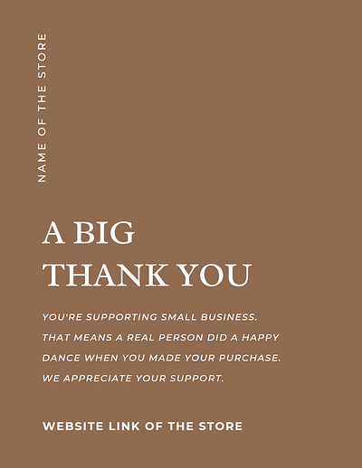 THANK YOU CARD card design graphic design logo