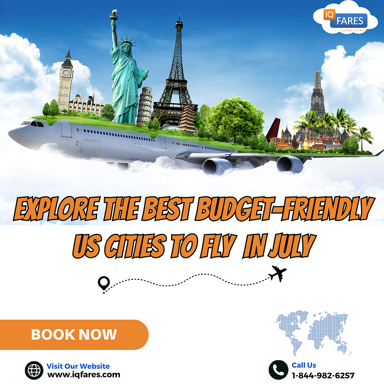 Explore the USA cheap places to fly in July IQFares by IQFares on