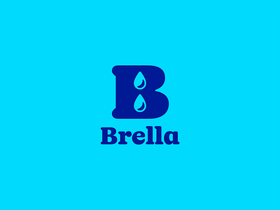 Brella b branding drops logo mocktail negativespace syrup