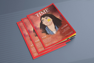 Autism Time Magazine Cover Design branding graphic design magazine cover
