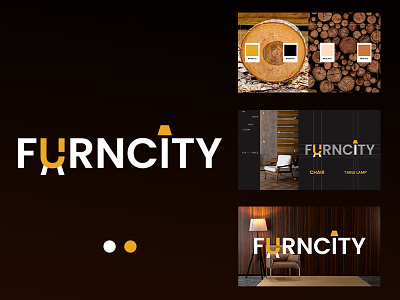 Furncity | Interior Logo & visual identity brand identity branding design furniture brand logo graphic design illustration logo logo design ui ux vector
