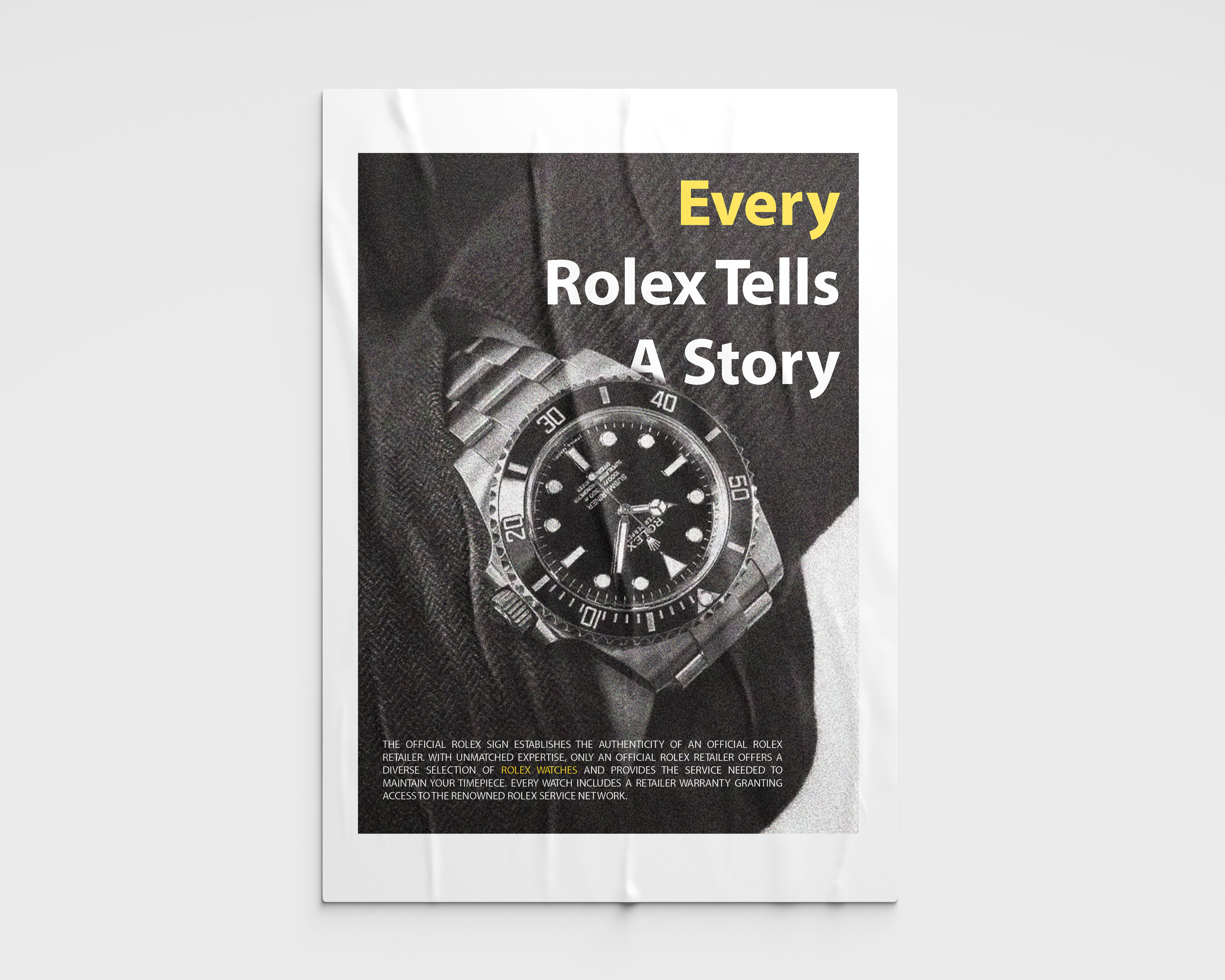 Every rolex tells a story book hot sale