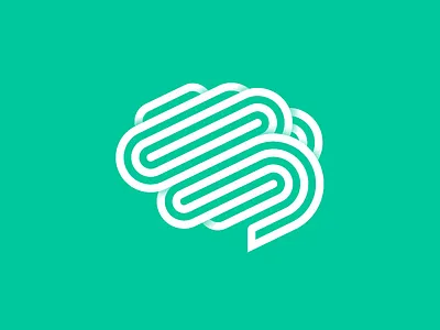 Brain And Speech Bubble For Artificial Intelligence Logo ai artificial intelligence brain brain logo branding design graphic design illustration logo logofolio logos logotype speech bubble symbol vector