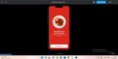 McDonalds UI Mobile App Design design mcdonalds ui ui design ui designer