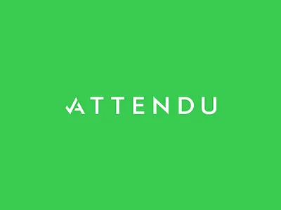 Attendu Logotype black branding corporate design event events green identity illustration intrface logo logotype saas sign software ui ux website websites white