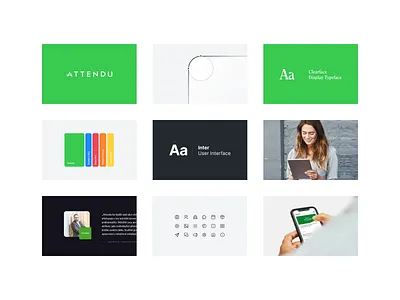 Attendu Branding black branding corporate design event font identity illustration inter logo logotype playfaire saas software testimonial ui ux website websites white