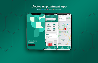 Doctor Appointment App app design doctor appointment figma graphic design photoshop ui ux