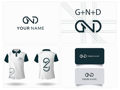 I have designed this modern and elegant logo for G.N.D. company branding creative graphic design graphicdesigner illustrator logo logodesign logodesigner logomaker modern photoshop