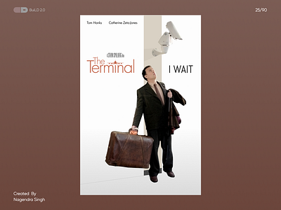 I Wait ! as Life is Waiting. graphic design poster