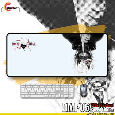 Tokyo Ghoul Mousepad Design anime design graphic design mockup design mousepad design