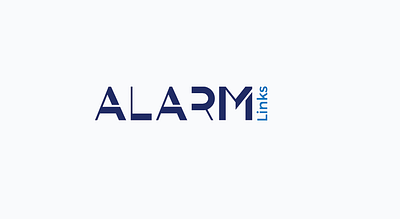 Alarm links Logo branding companylogo fontlogo graphic design icondesign latterlogo logo logodesign minimal minimalistlogo