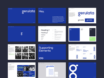 Gerulata Design Guidelines ai design b2b brand design branding guidelines saas