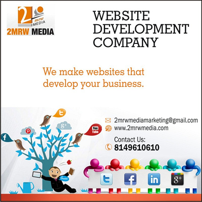 Website Development Company in PCMC - 2Mrw Media animation graphic design