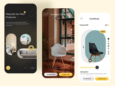 CellarQ - AR Virtual Furniture App 3d app artech branding design designchallenge ecommerce figma graphic design illustration logo minimaldesign productdesign ui uidesign uiux userinterface ux uxdesign vector