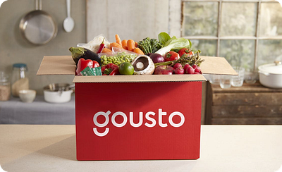 Gousto | Recipe Boxes brand identity branding design graphic design identity identity design illustration logo logo design logomark logotype visual identity