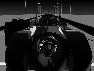 Batmobile Loop 4 3d after effects animation batman batmobile cinema 4d design illustration looping motion graphics
