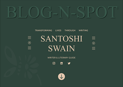 Blog and Content writer Portfolio. branding ui web design
