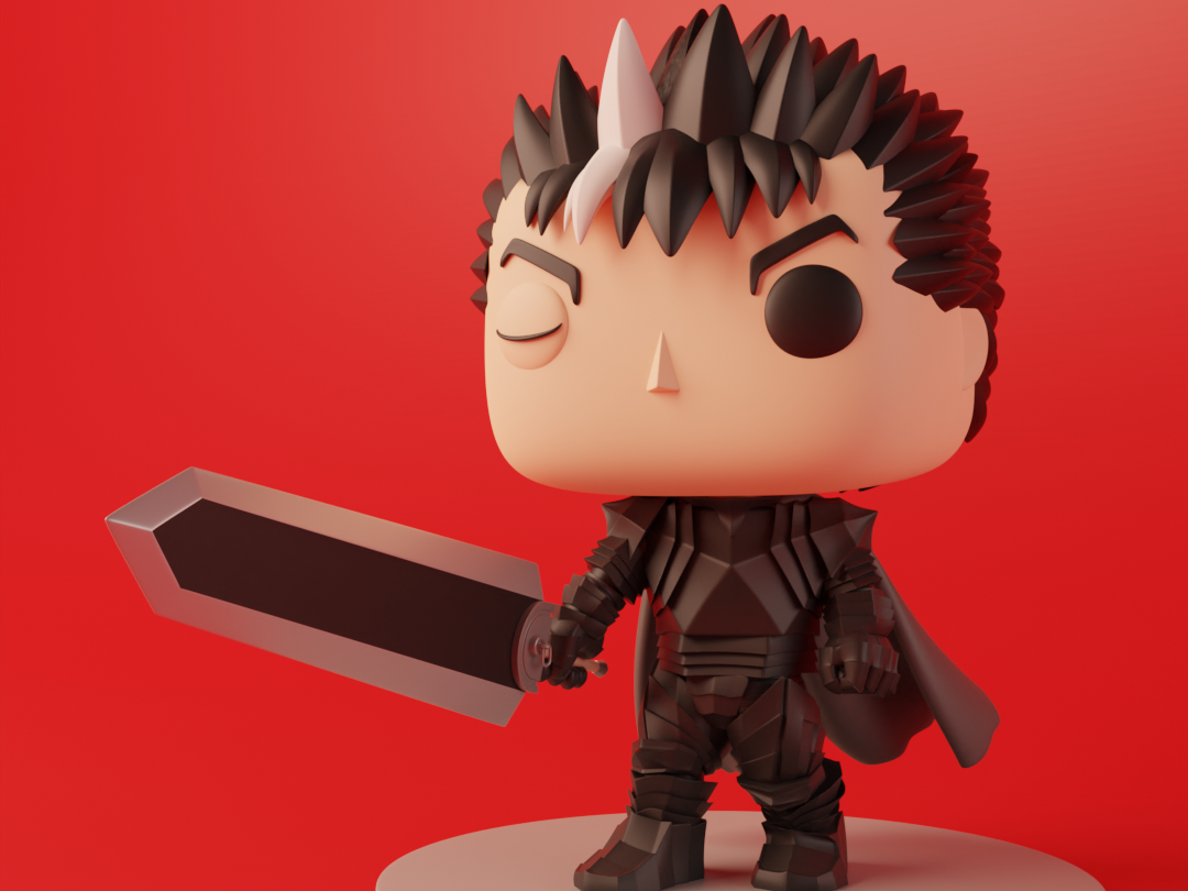 Berserk - Gatsu Custom Funko Pop by Danilo Pietropaoli on Dribbble