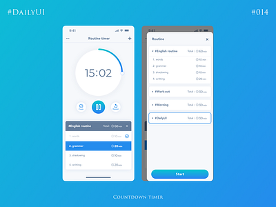 DailyUI 014 Countdown timer 014 app branding countdown dailyui design graphic design illustration ios timer ui ux vector