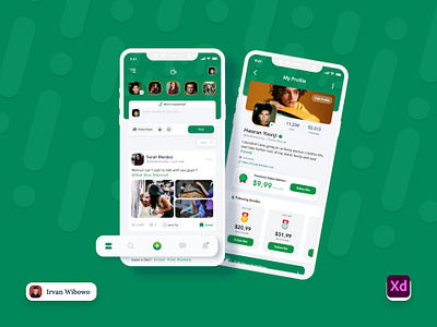 Fantipp App app app design home onlyfans social social app subscription tip app ui ui design