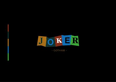 a logo for The Joker