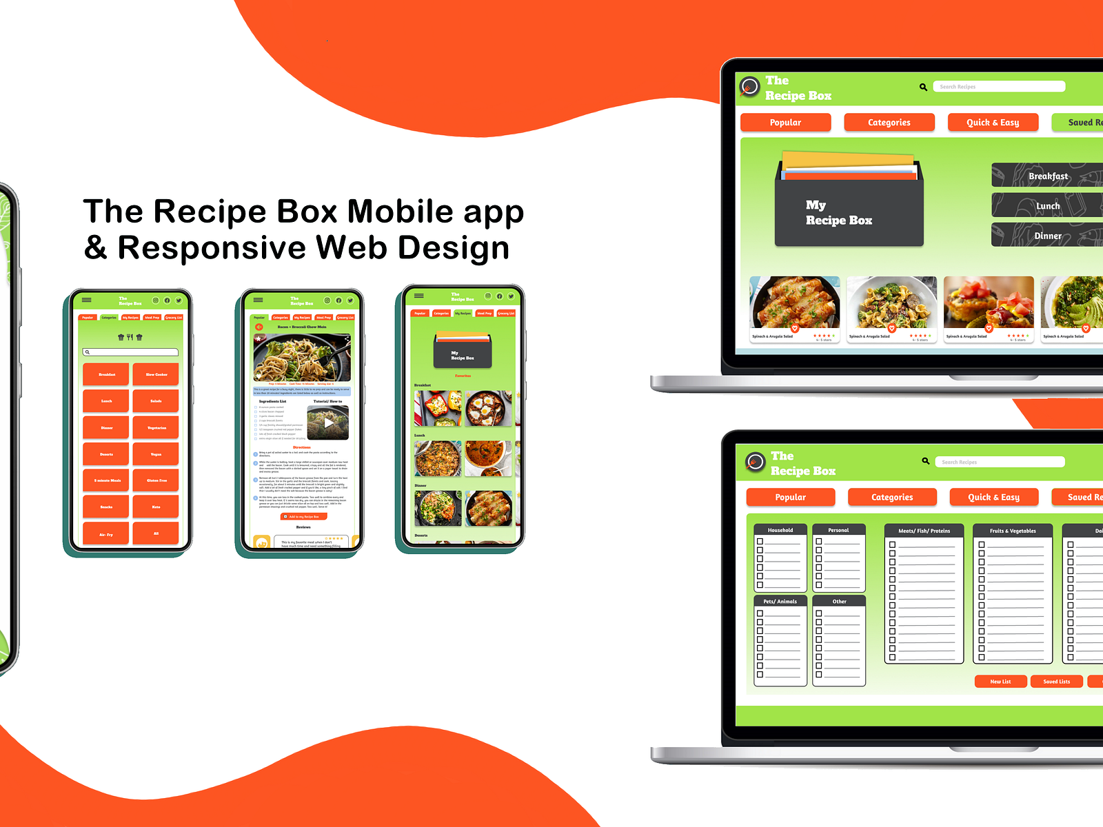 The Recipe Box App Design by VeronicaRadd on Dribbble