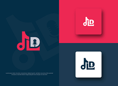 JLD Music Logo creative logo jld music logo logomark logos logotype music logo musician