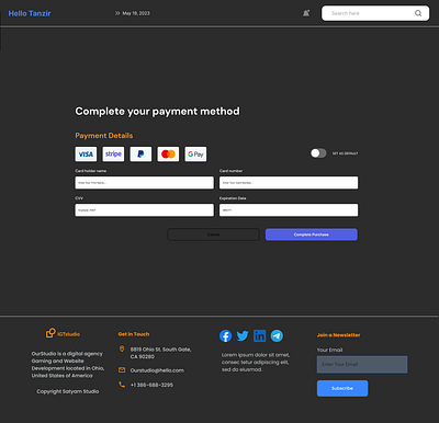 Payment_Method payment method data
