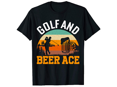 GOLF AND BEER ACE ,GOLF T-Shirt Design branding custom ink custom t shirts custom t shirts cheap custom t shirts online custom text shirt design graphic design illustration illustrator tshirt design shirts t shirt design ideas t shirt design maker t shirt design template typography design typography t shirt design typography t shirt template typography t shirt vector ui vector