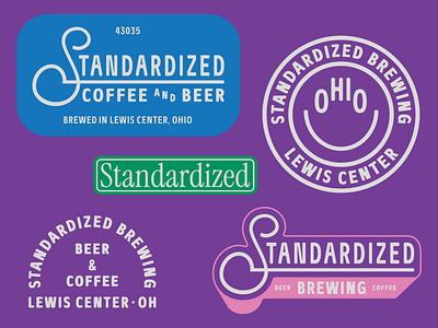 Ohio brews badge beer branding brewery brewing coffee identity logo mark ohio script typography