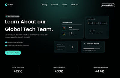 Tech Services Website - Hero Section