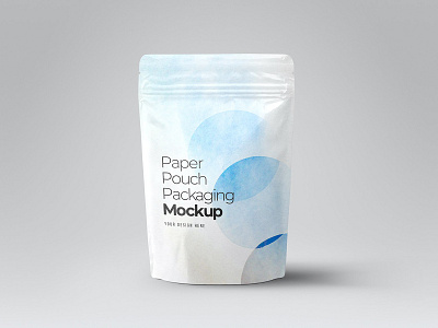 Paper Pouch Packaging Mockup coffee pouch download mockup packaging paper pouch plastic pouch pouch zip lock