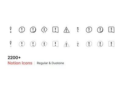 2200+ Notion Icons - Overflow Design app icon duotone figma free freebie icon iconography icons iconset notion notion icon notion template sketch svg ui icon vector web icon