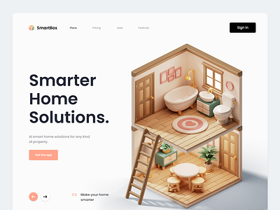 Smart home solution web design by Entroz app branding design graphic design illustration landingpage logo typography ui ux vector web webdesign