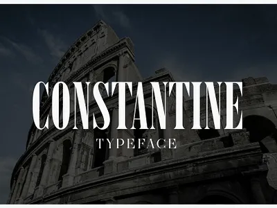 Constantine - Luxury Display Serif ancient branding classy design display elegant fashion feminine font graphic design illustration logo luxury magazine minimalist retro serif timeless typeface vintage