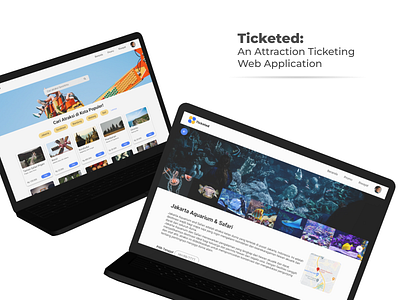Ticketed: An Attraction Ticketing Web Application app design branding daily ui design graphic design illustration logo ui ui design uiux ux vector web design web development