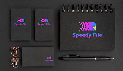 Speedy File Logo branding graphic design logo