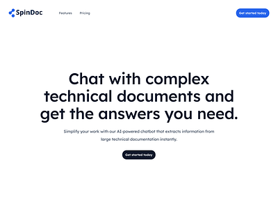 AI-powered Software - Landing Page ai chat landing page mockups platform saas ui ux website wireframes