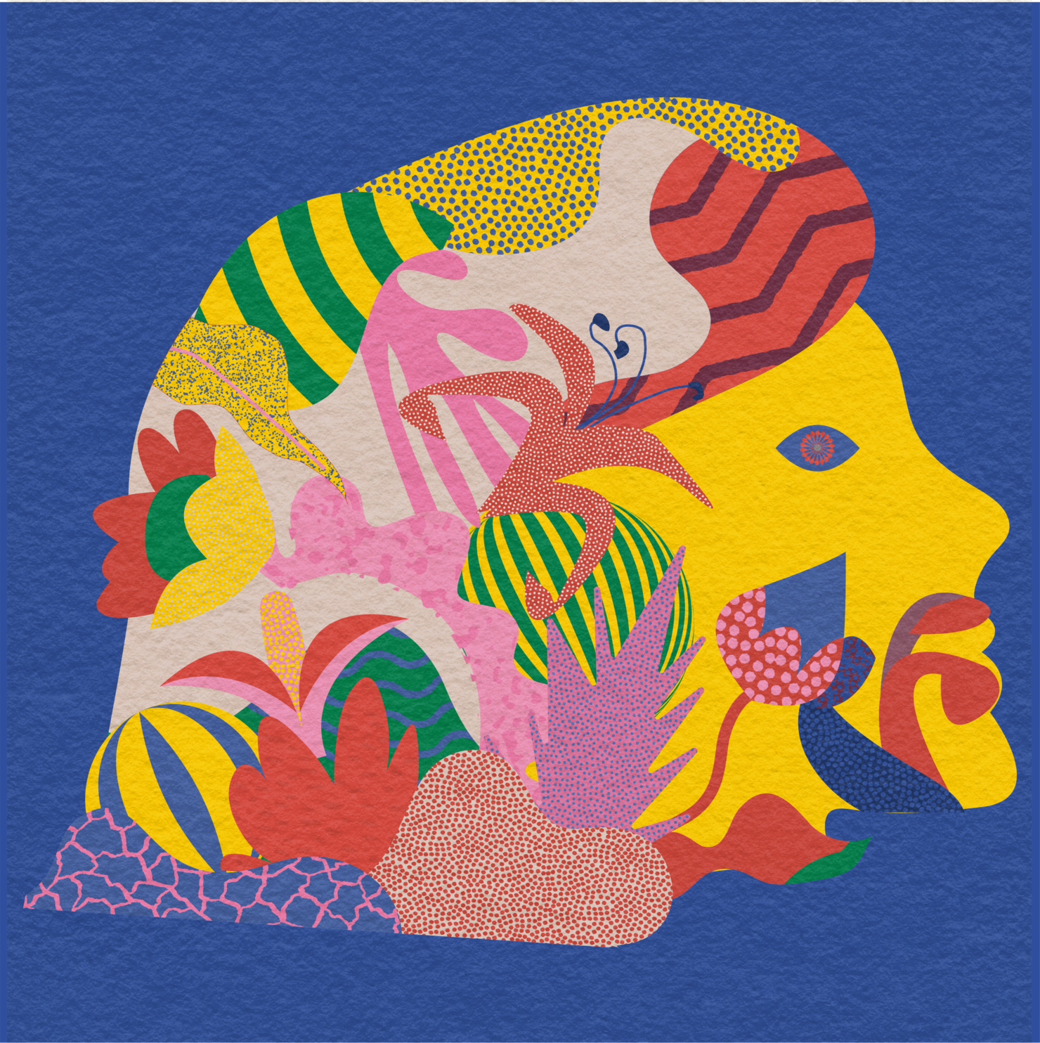 Summer Portrait adobe illustrator colors design digital art illustration nancykouta nature summer vector