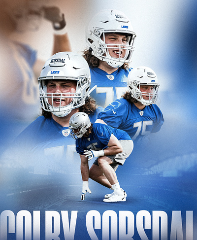 Colby Sorsdal Day One design football graphic design photo editing sports sports design