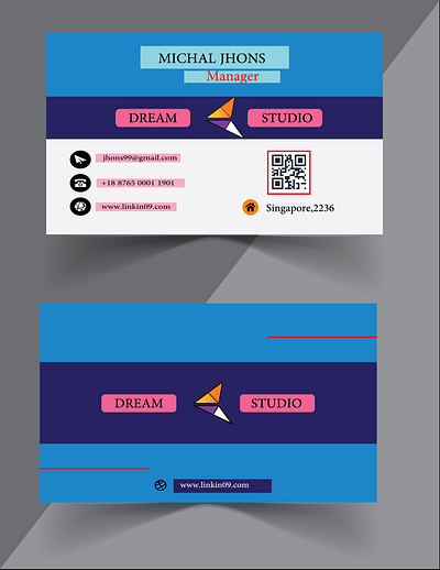 Unique Business card adobe illustrator business card design graphic design logo photoshop typography ui unique business card design