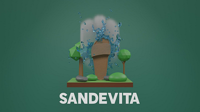 SandeVita (Slipper Ad) 3d advertising design motion graphics