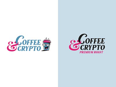 Coffee & Crypto: Branding agency branding caviar color palette design graphic design illustration logo new popular typography ui ux vector